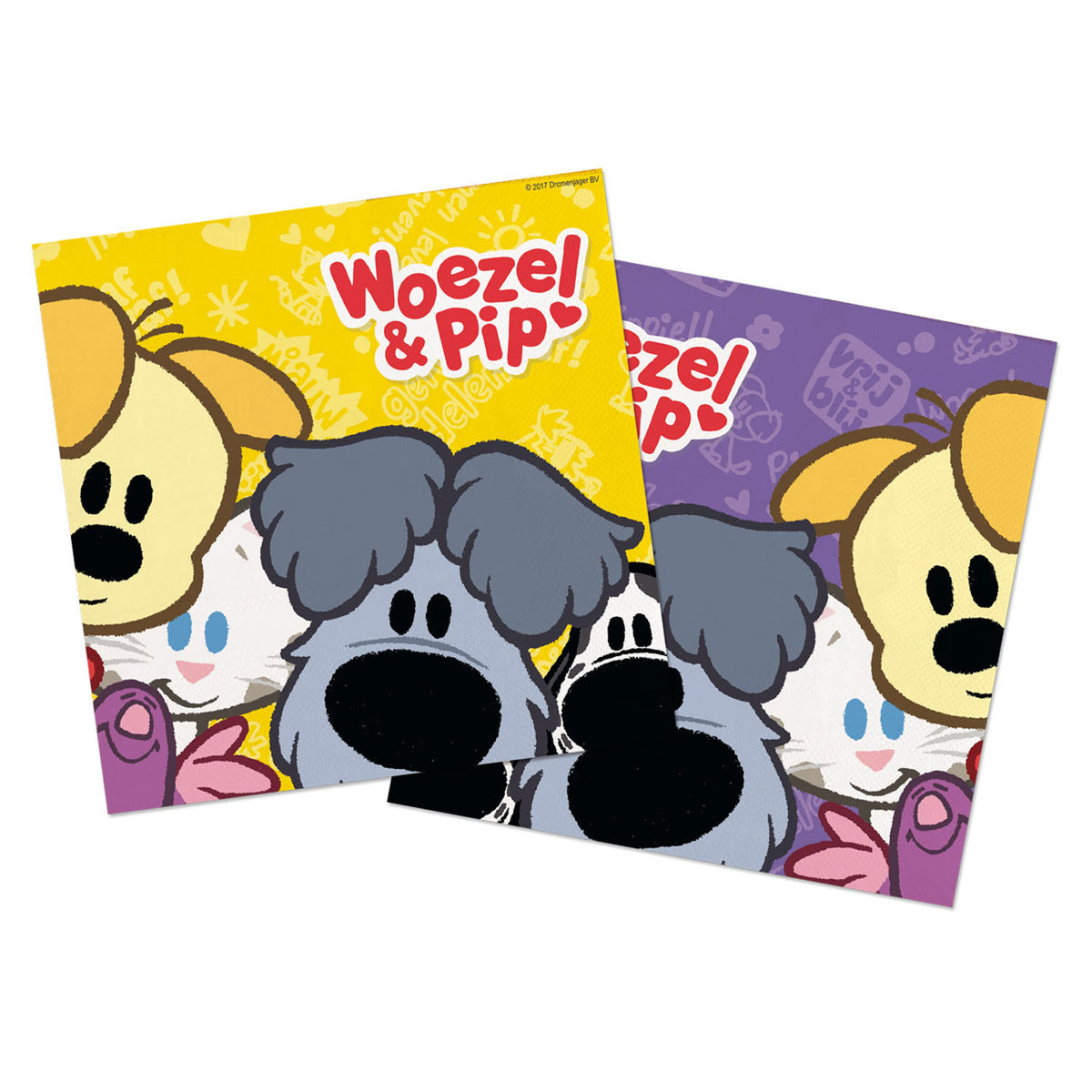 Folat bv woezel pip servietter, 20 stk.