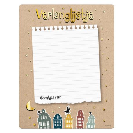Folat bv Sinterklaas ønskeliste, 4 stk.