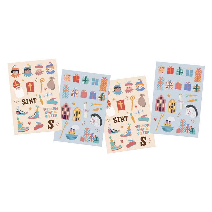 Folat bv klistermærker Sinterklaas figurer, 49 stk.