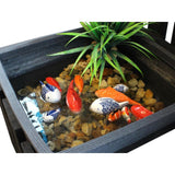 Gerkimex flydende fisk 6cm 2 typer hvid eller orange
