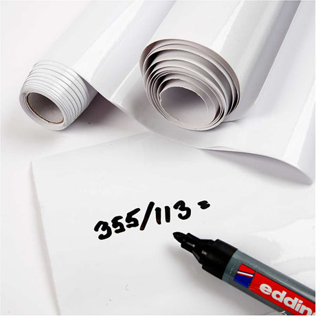 Creativ virksomhed https: www.cchobby.nl whiteboard-folie-b-45-cm-white-2-m-1-roll