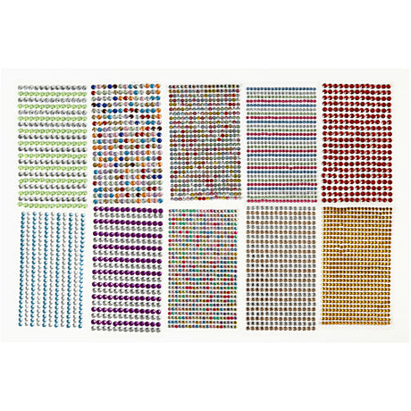 Creativ virksomhed https: www.cchobby.nl stick-on-strassteen-d-4-6-mm-sheet-16x9-5-cm-diverse-colours-10-sheet-1-box