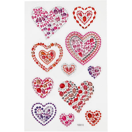 Creativ virksomhed https: www.cchobby.nl diamond-stickers-harten-vel-10x16-cm-1-vel