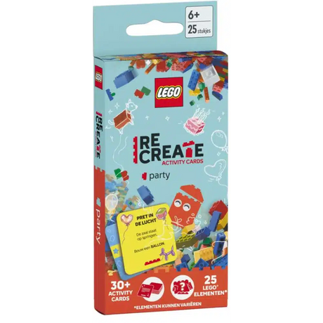Lego create it aktivitetskort fest