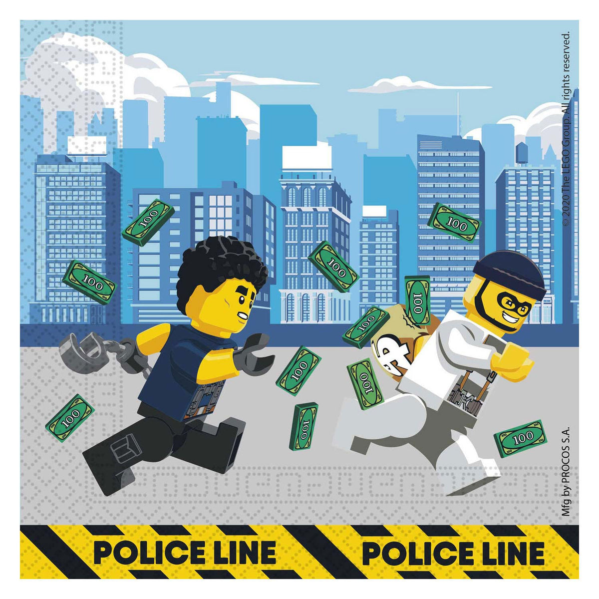 Papirservietter FSC Lego City, 20 ..