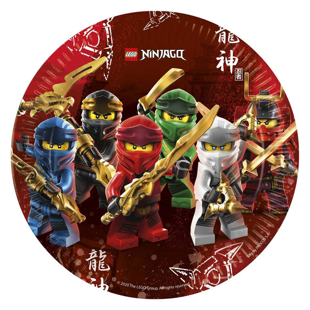 Globos Paper Plates FSC Ninjago, 8 ..