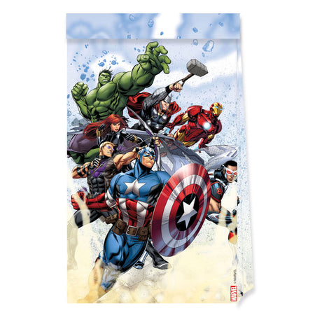 Globos papir festtasker fsc avengers infinity stones, 4 stk.