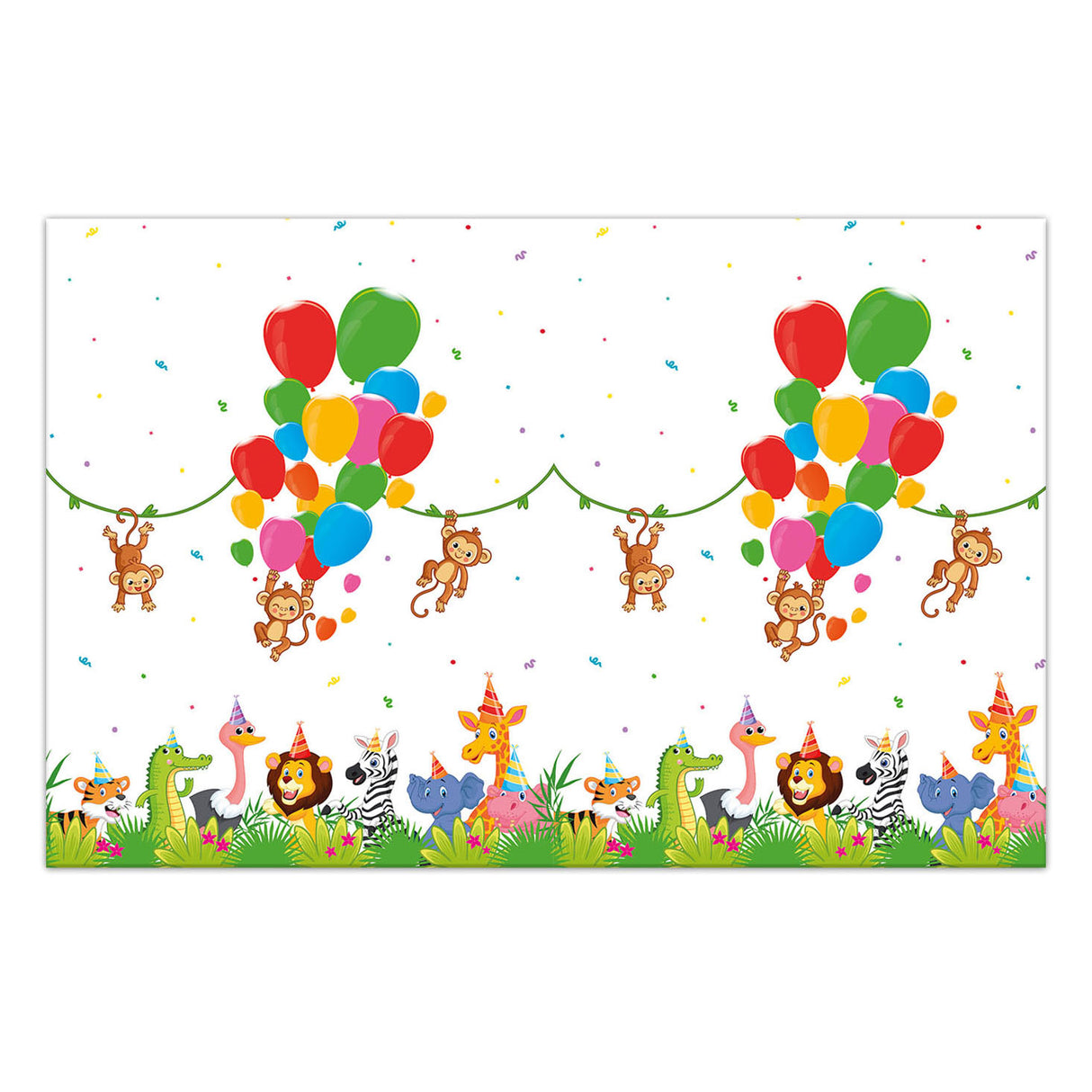 Globos dug jungle balloner, 120x180cm