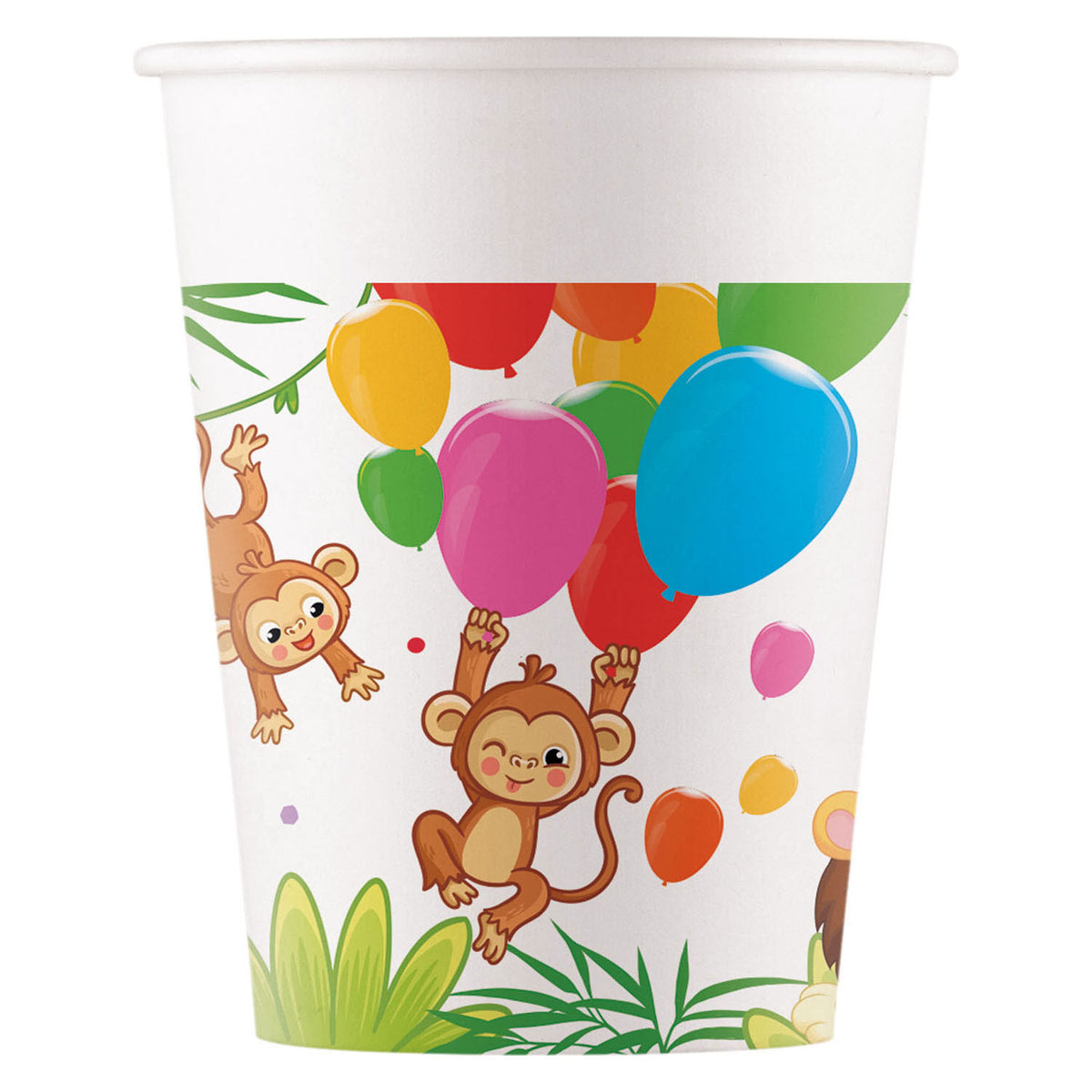 Globos Paper Cups FSC Jungle Balloons, 8 ..