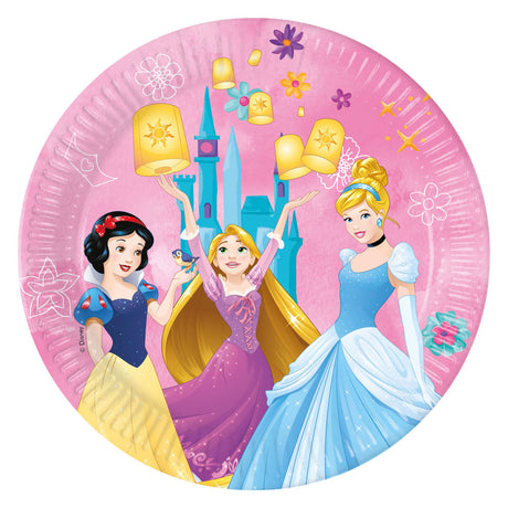 Globos papirtallerkener fsc disney princess live your story, 8 stk.