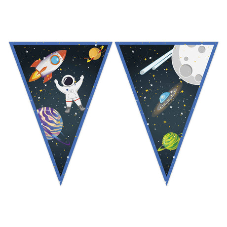 Globos papirflaglinje FSC raketrum, 3mtr.