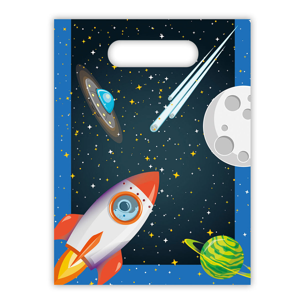 Globos festtasker raketrum, 6 stk.