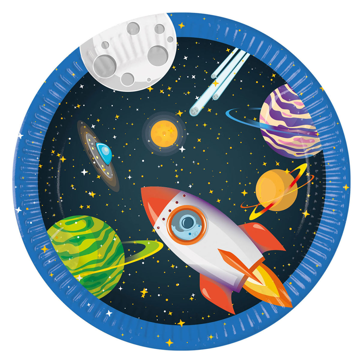 Globos papirplader fsc raketrum, 8 stk.