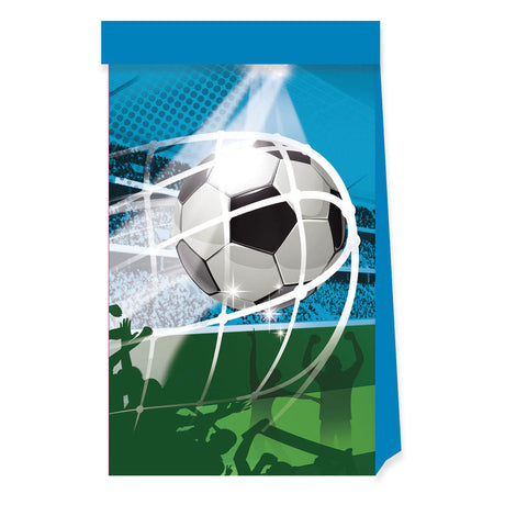 Globos papir festtasker til fsc fodboldfans, 4 stk.