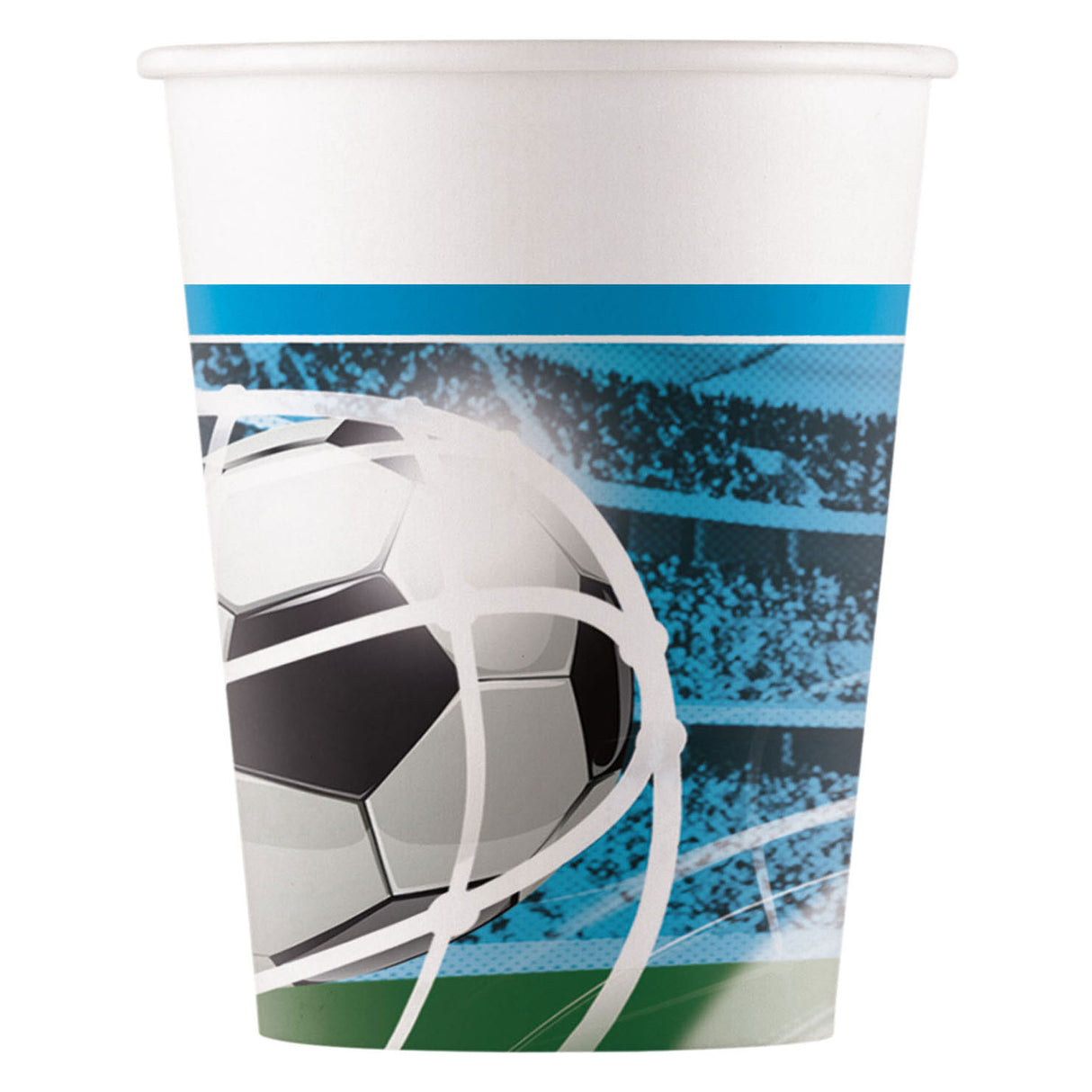 Globos papirkopper fsc fodboldfans, 8 stk.