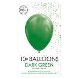 Globos balloner mørkegrøn 30 cm, 10 ..
