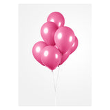 Globos Balloons Hard Pink 30 cm, 10 ..