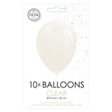 Globos balloner gennemsigtige 30 cm, 10 ..