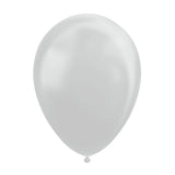 Globos Balloons Metallic Silver 30 cm, 10 ..