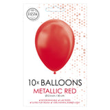 Globos Balloons Pearl Red 30 cm, 10 ..