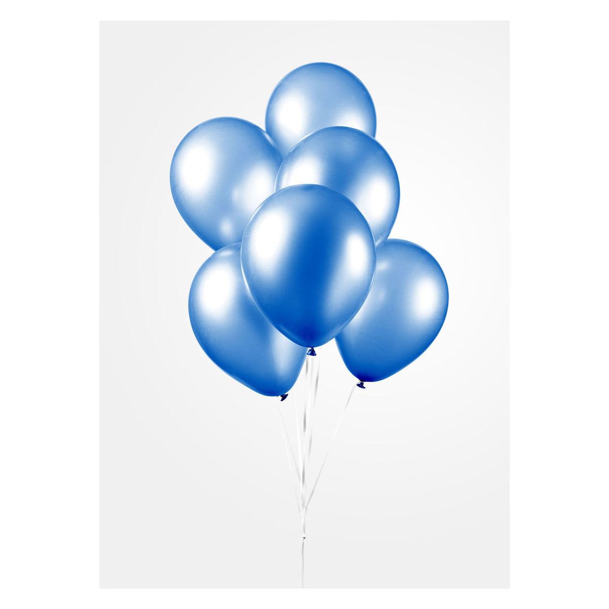 Globos Balloons Metallic Blue 30cm, 10 ..