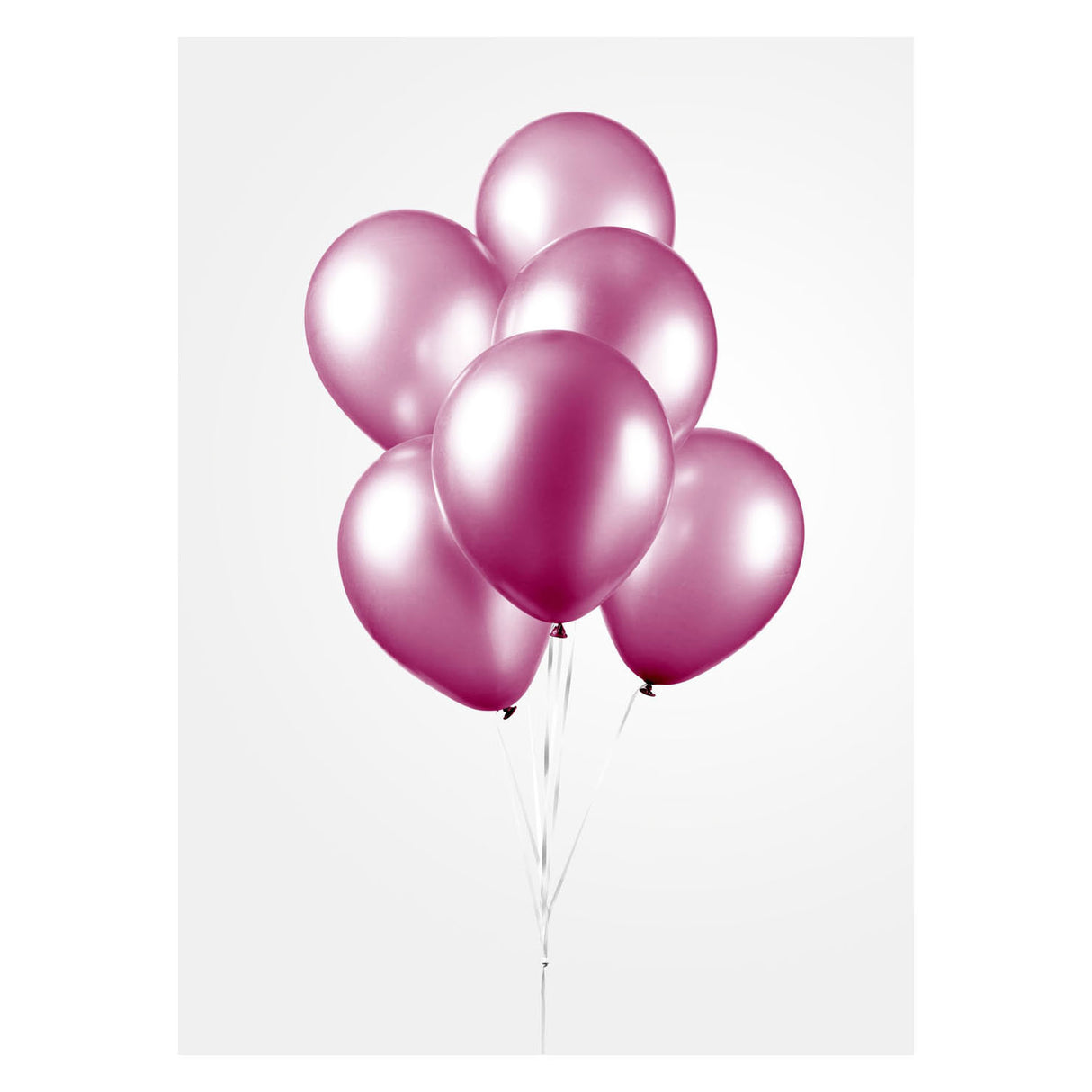 Globos balloner perle hård pink 30cm, 10 stk.