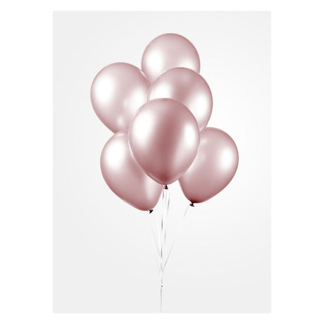 Globos Balloons Pearl Pink 30cm, 10 ..