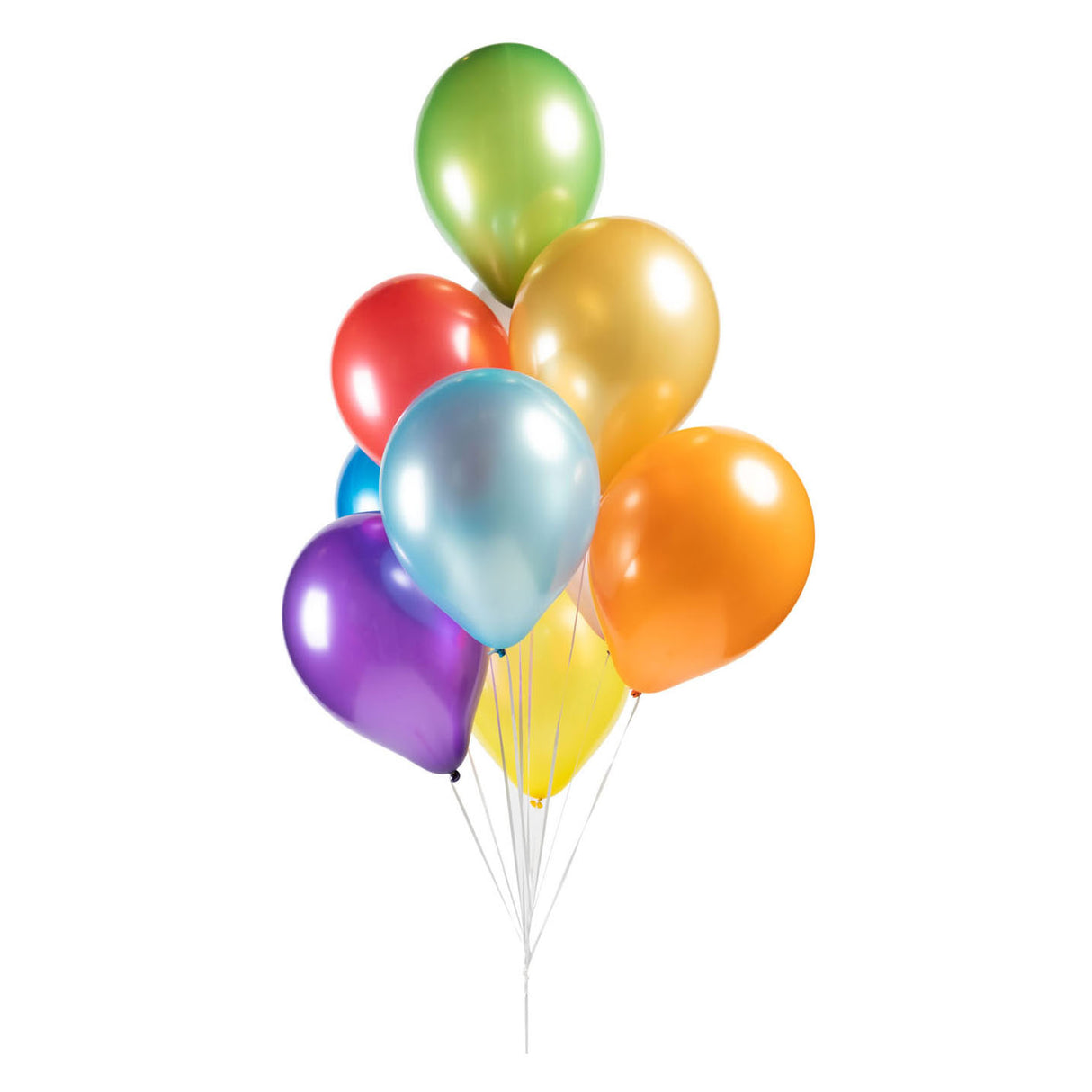 Globos balloner metallic perle mix farver 30cm, 100 stk.