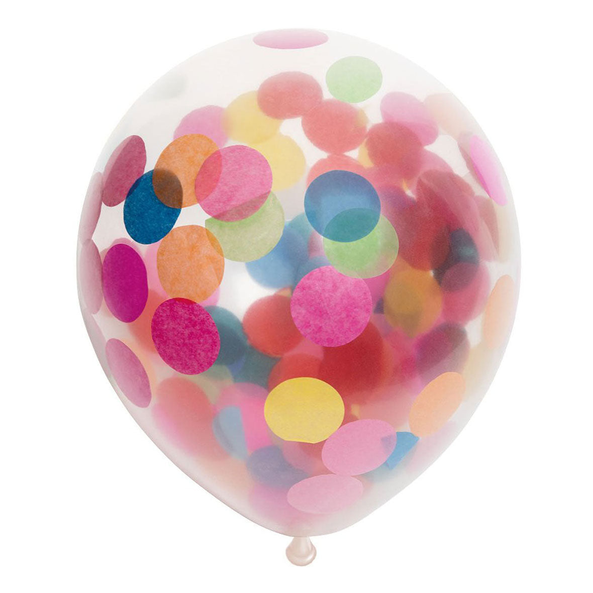 Globos konfetti balloner papir konfetti mix 30cm, 6 stk.