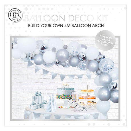 Globos ballonbuesæt sølv