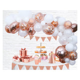 Globos ballonbuesæt i rosa guld