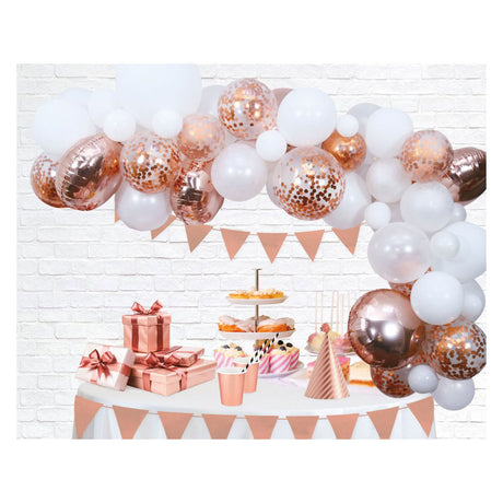 Globos ballonbuesæt i rosa guld