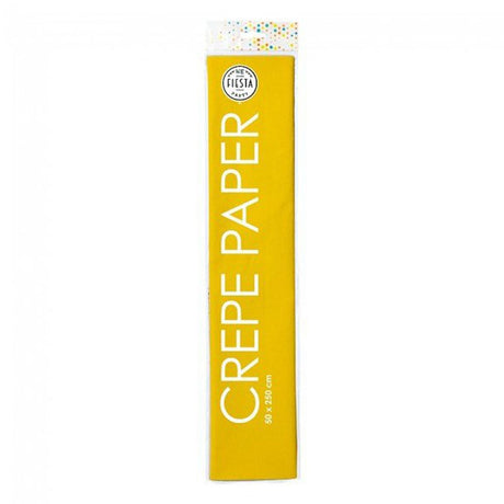 Globos crepepapir gul, 50x250cm