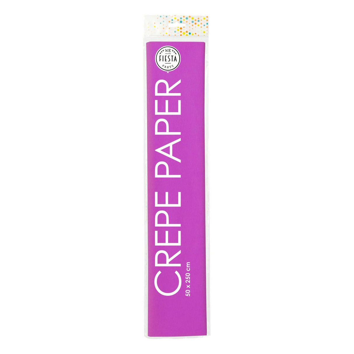 Globos crepepapir violet, 50x250cm