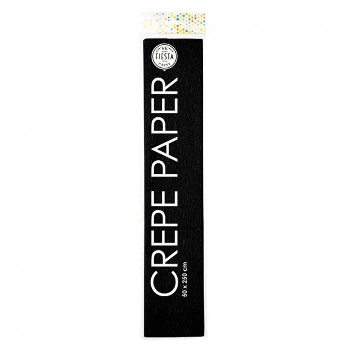 Globos crepepapir sort, 50x250cm