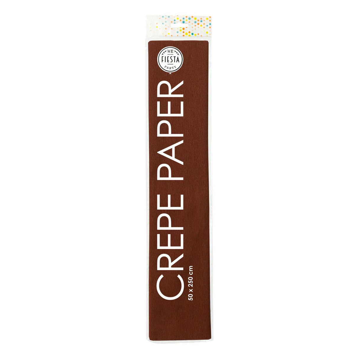 Globos crepepapir brun, 50x250cm