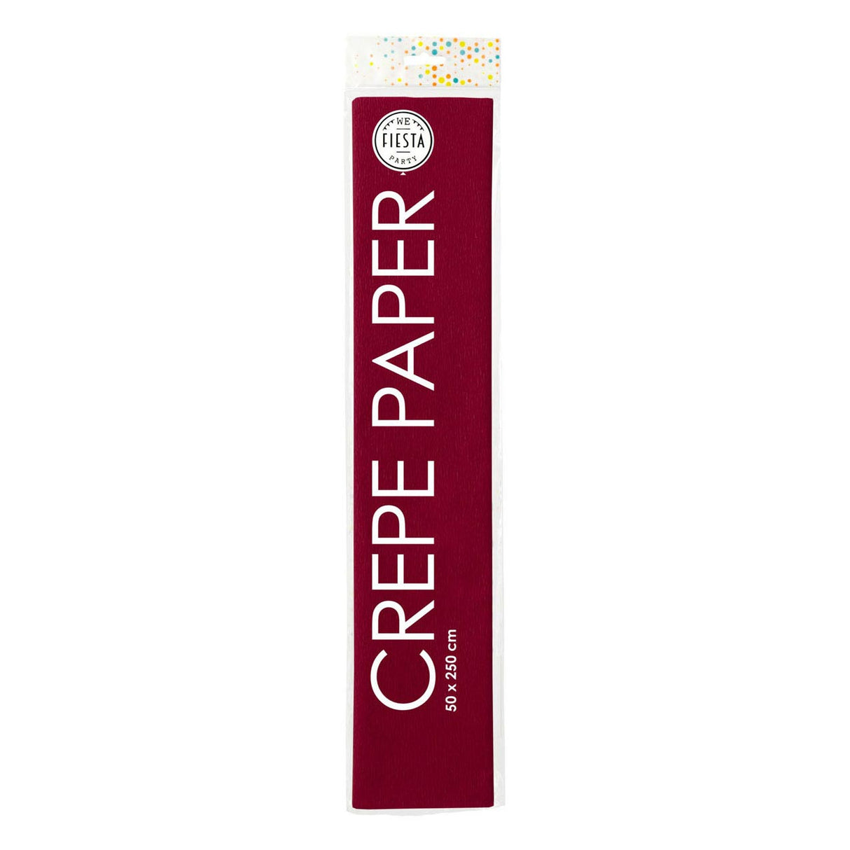 Globos crepepapir bordeaux, 50x250cm