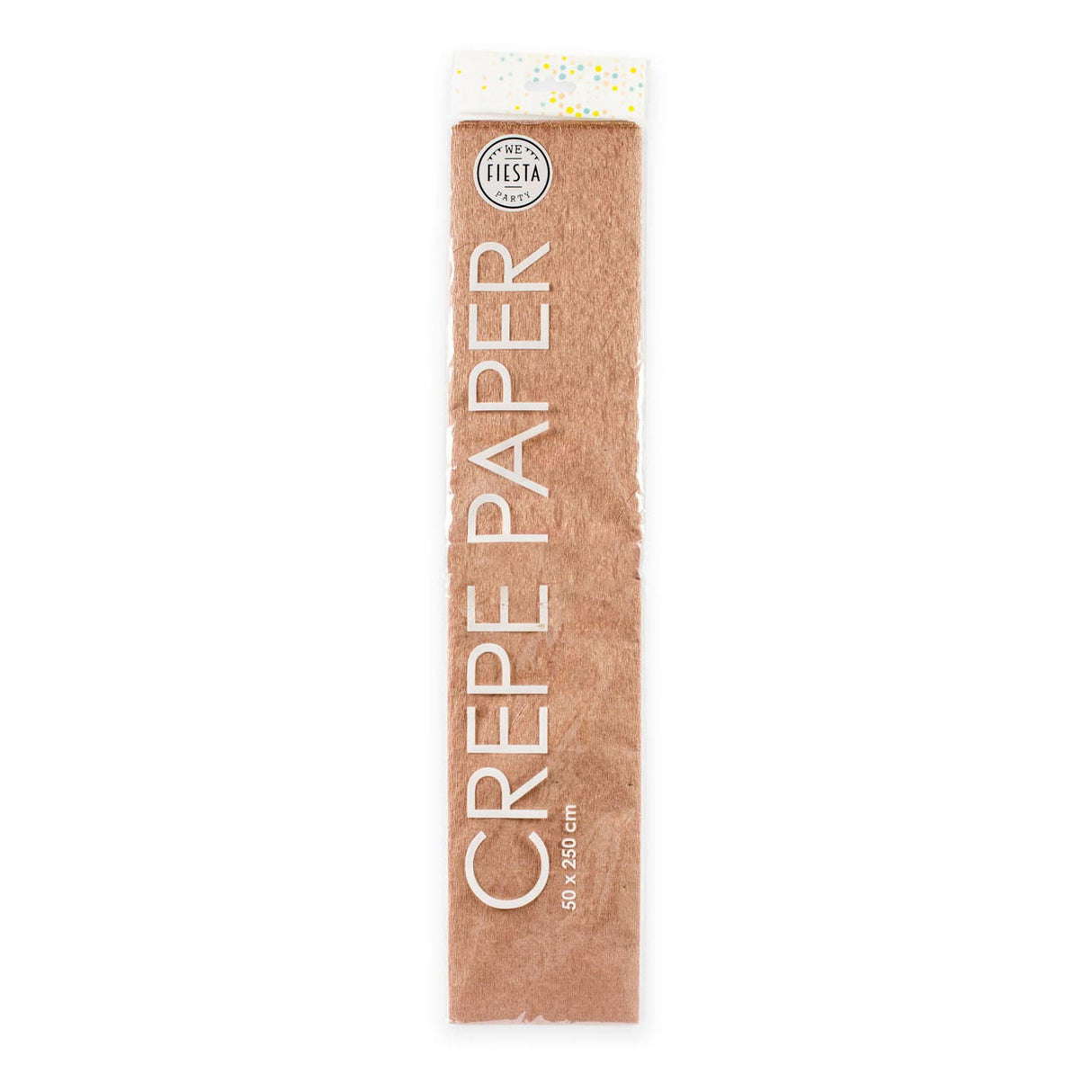 Globos crepepapir rosa guld, 50x250cm