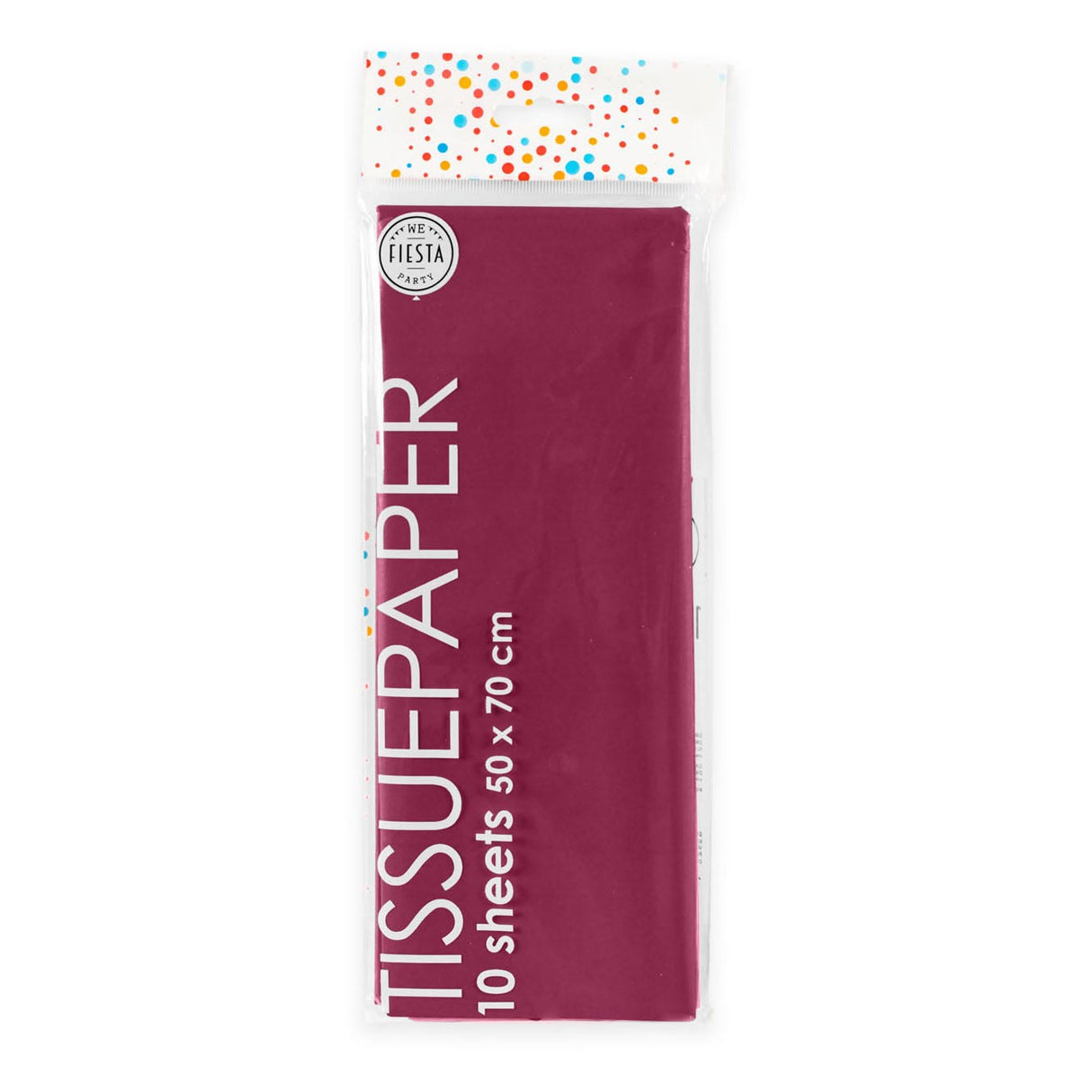 Globos silkepapir 10 ark bordeaux, 50x70cm