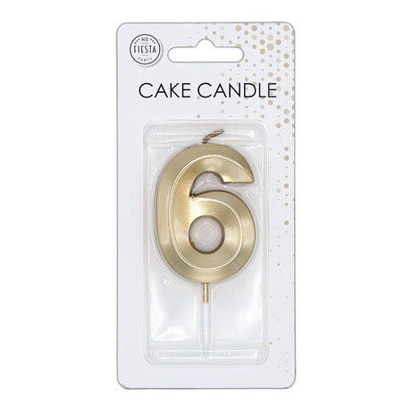 Globos kagelys 6cm metallic guld nr. 6