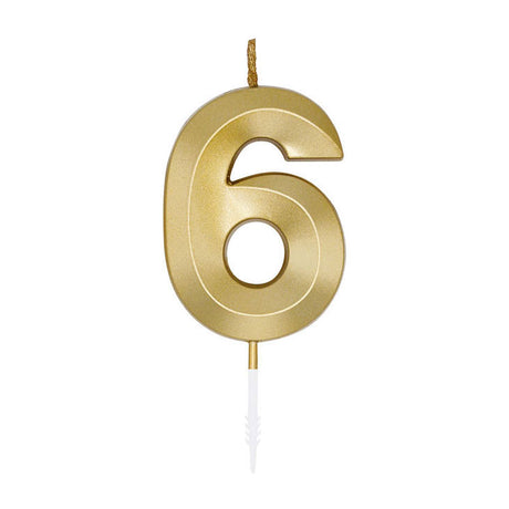 Globos kagelys 6cm metallic guld nr. 6