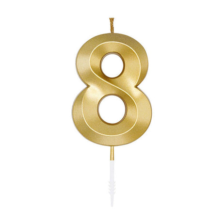 Globos kagelys 6cm metallic guld nr. 8