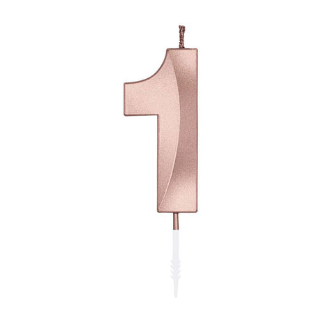 Globos kagelys 6cm metallisk rosa guld nr. 1