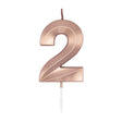 Globos kagelys 6cmmetallic rosa guld nr. 2