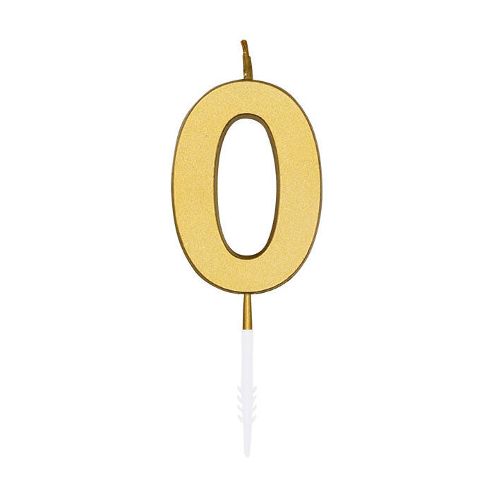 Globos kagelys 4,5cm metallic guld nr. 0