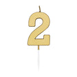 Globos kagelys 4,5cm metallic guld nr. 2