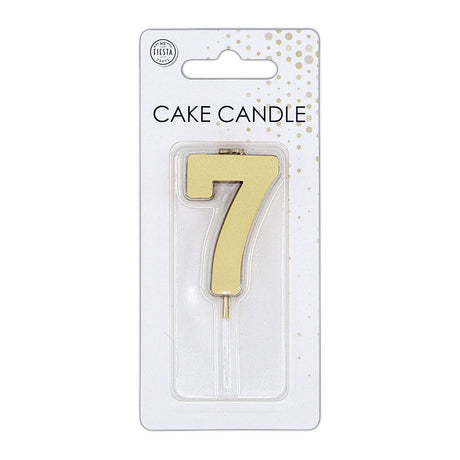 Globos kagelys 4,5cm metallic guld nr. 7