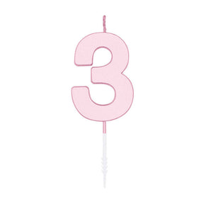 Globos kagelys 4,5cm pastel pink nr. 3