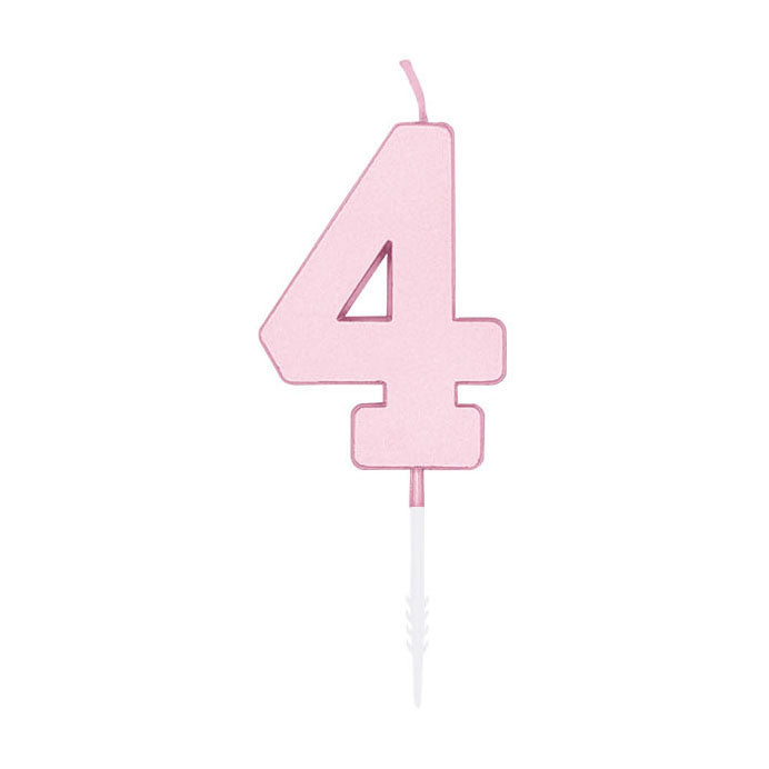 Globos kagelys 4,5cm pastel pink nr. 4