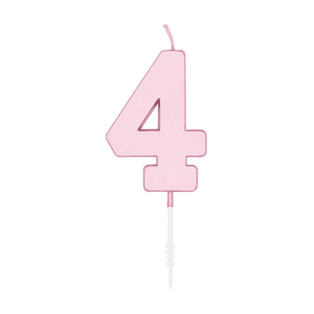 Globos kagelys 4,5cm pastel pink nr. 4